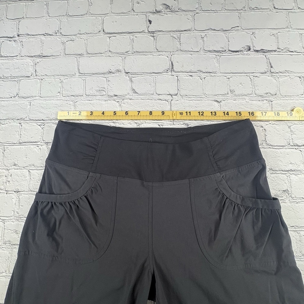 prAna Large Tall WOMENS SUMMIT PANTS Black Stretch - Picture 7 of 10